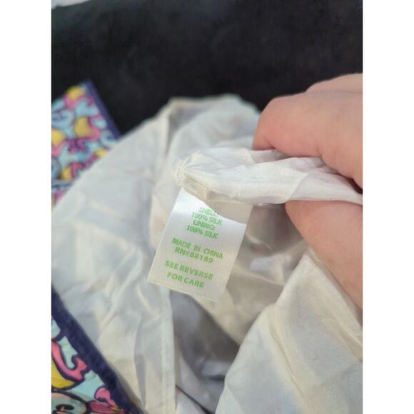 Lilly Pulitzer Colorful Silk Skirt - Picture 4 of 5